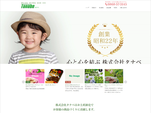 Tanabe WEBサイト